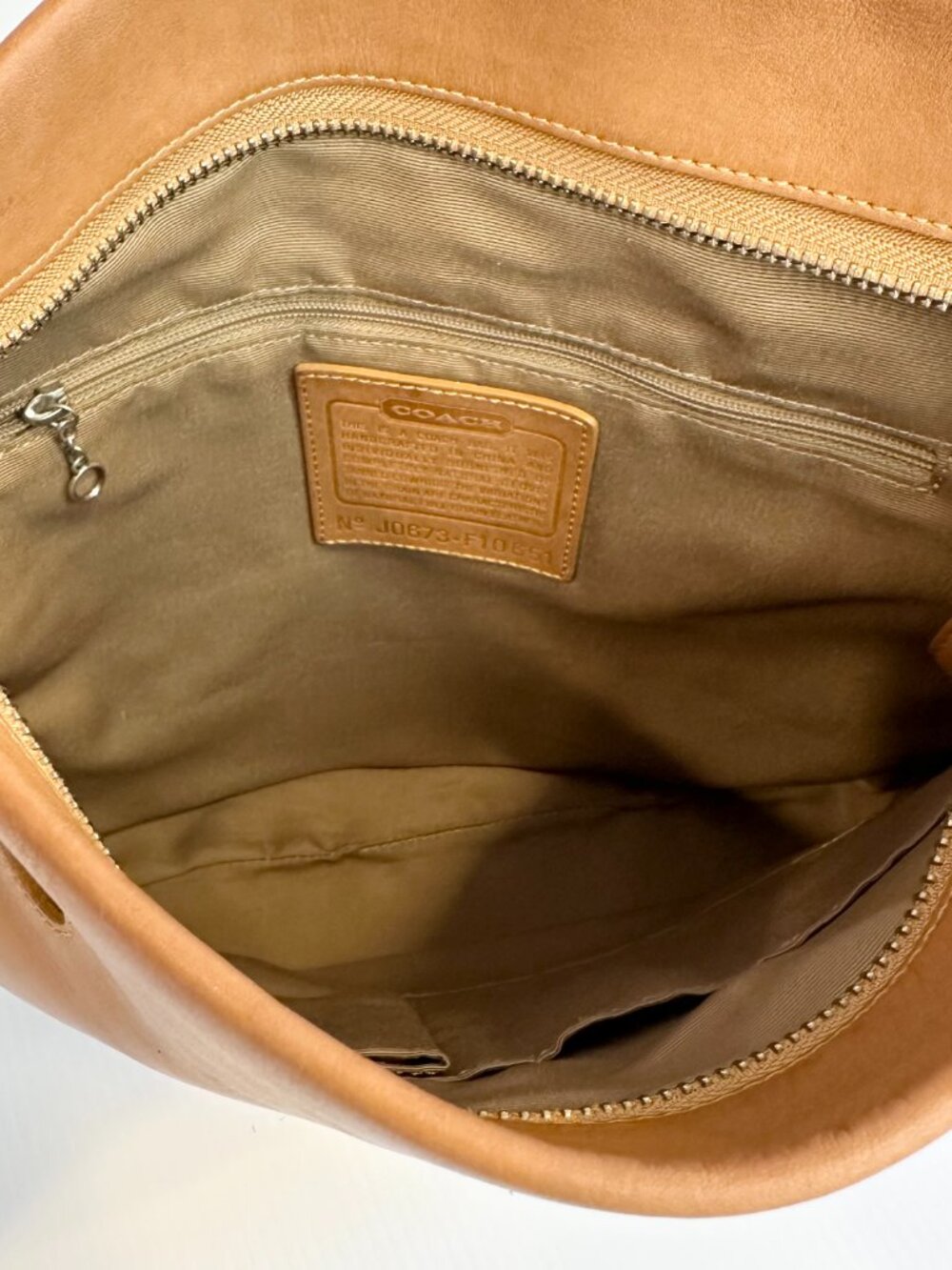 COACH Tan Polka Dot Limited Edition Hobo with Nickel Hardware - Picture 11 of 15